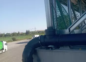 dach płaski z rynną