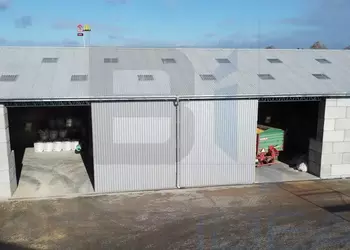 Hala mobilna z bloków betonowych lego